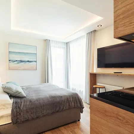 With Terrace In A Luxury Closed Estate By Grand Apartmán Sopoty